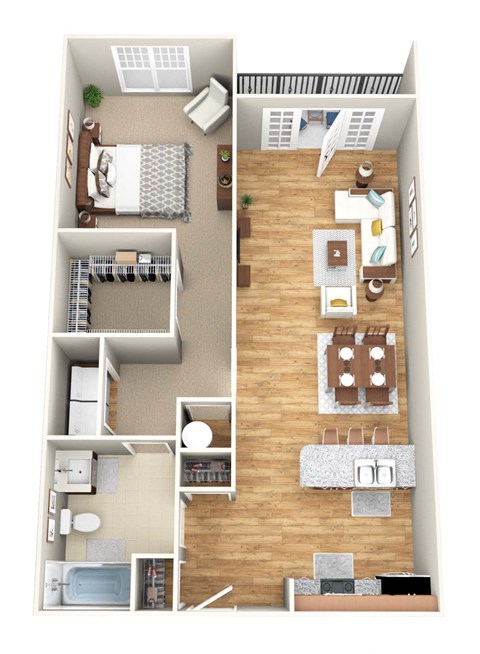The Crosley Floor Plan at Greenway at Stadium Park, Greensboro, North Carolina